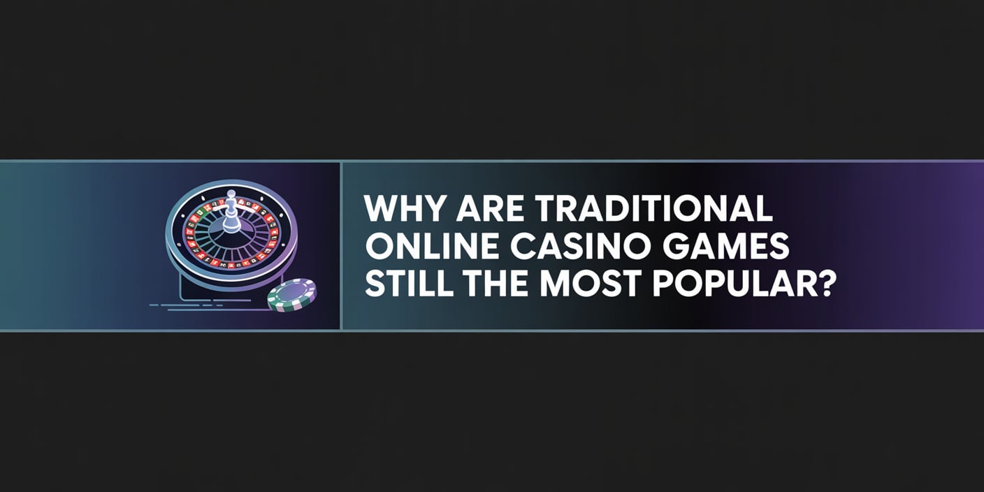 Why Are Traditional Online Casino Games Still the Most Popular?
