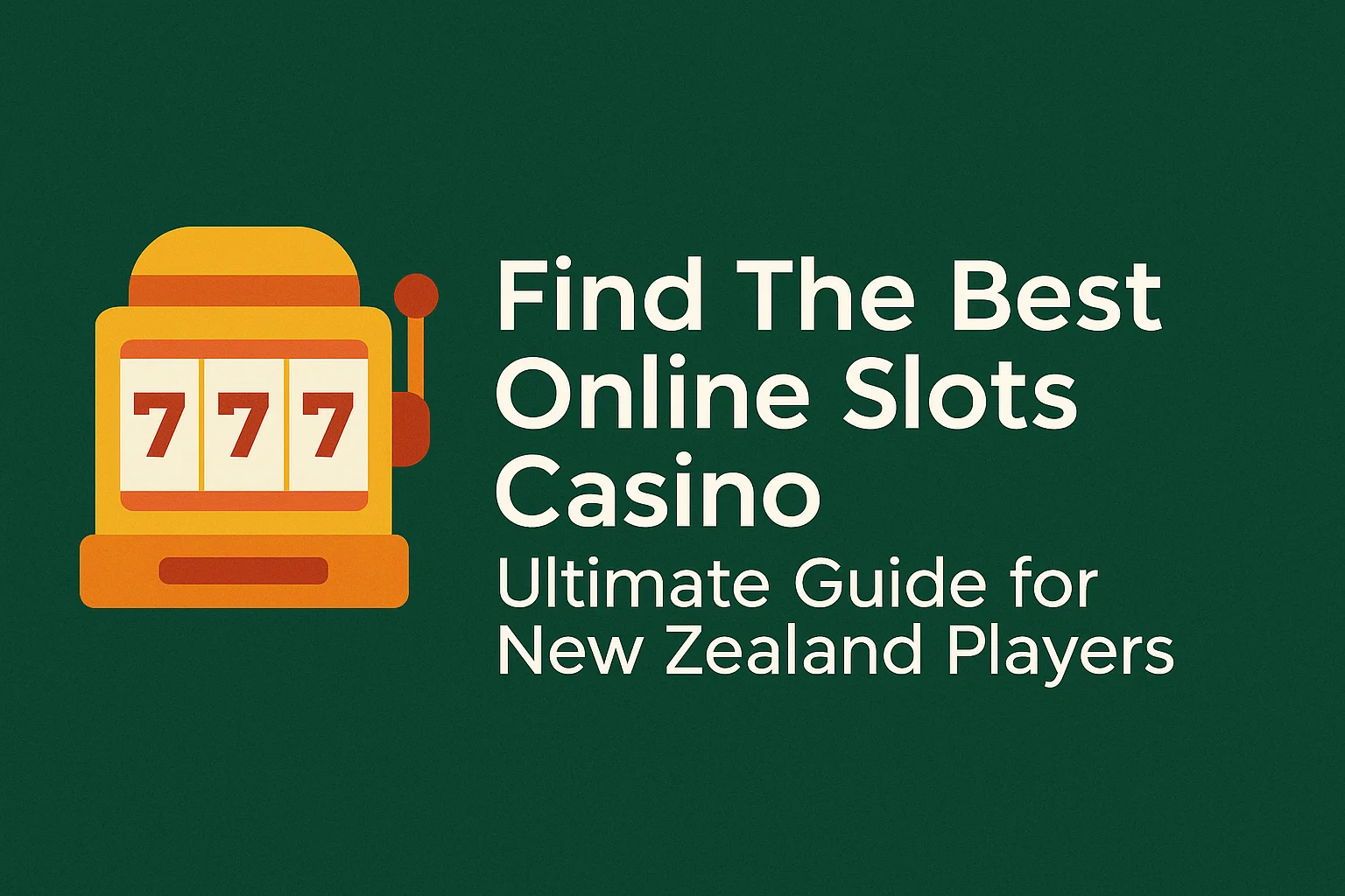 Find The Best Online Slots Casino: Ultimate Guide for New Zealand Players