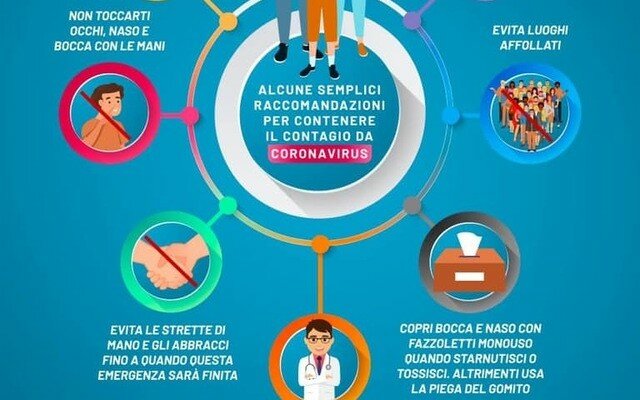 Coronavirus – RACCOMANDAZIONI FONDAMENTALI